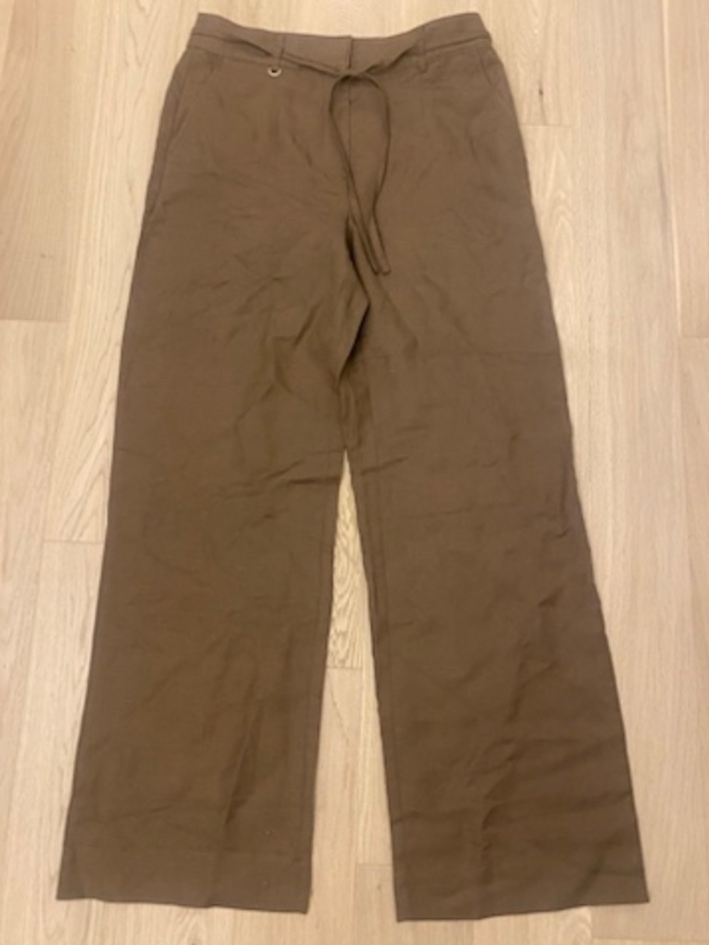 Loft Linen Blend Wide Leg Pants - Picture 4 of 7